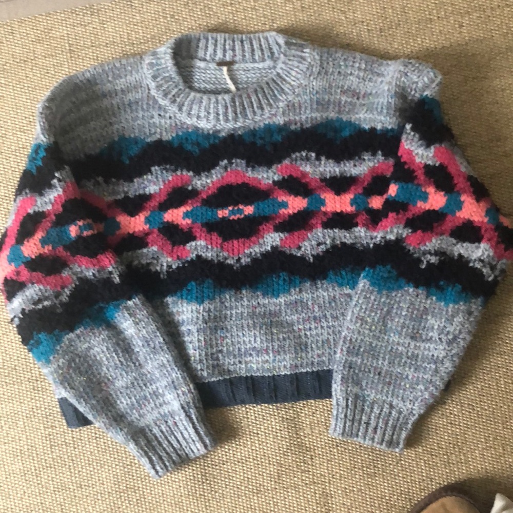 Free people cropped sweater